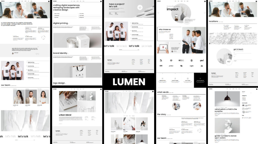 Lumen Divi theme by Pixel Perfect, Creative and Design Agency Divi Theme