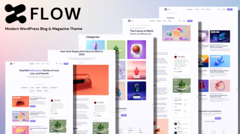 Flow Divi theme by Pixel Perfect, Blog and magazine Divi Theme