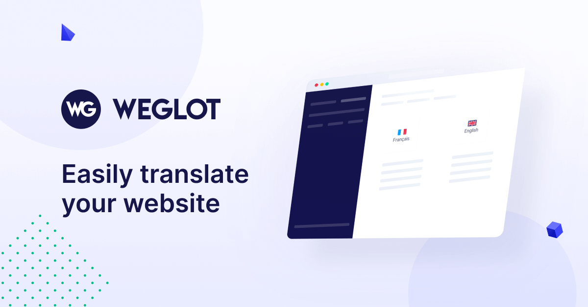 Weglot website translation service homepage